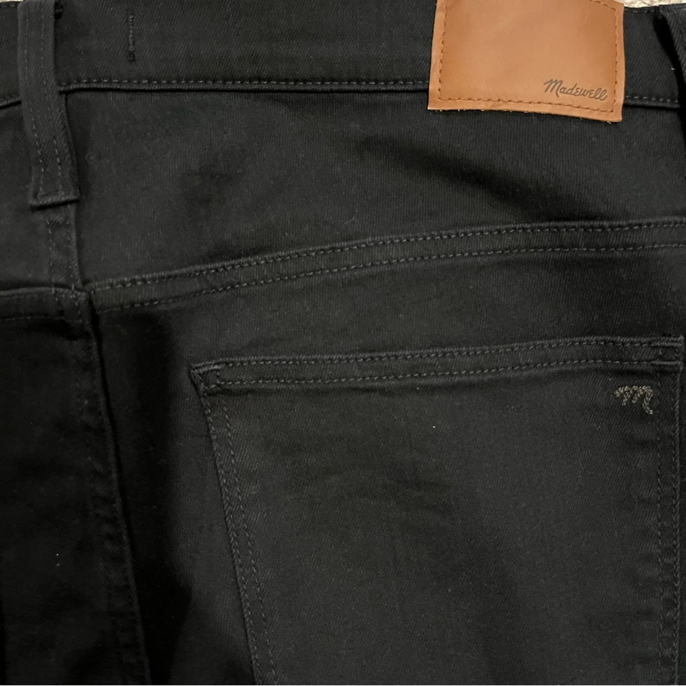 Madewell Jeans Women’s 33 Black 9” High Rise Skinny LIKE NEW - Picture 6 of 8